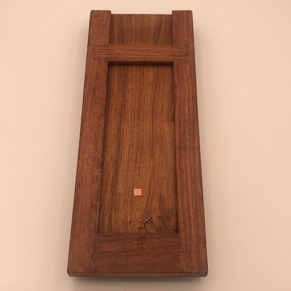 VTG Wood Hand Carved Slider Bookends Made in India - Picture 8 of 15